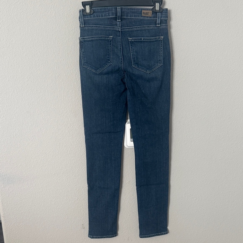 PAIGE Hoxton Crop Rollup Jeans Sz 25 - Picture 4 of 8